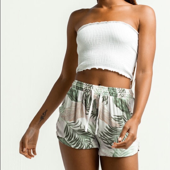 🔆RIP CURL🔆 COASTAL PALMS CAMI COASTAL PALM SHORT SET - Picture 12 of 15